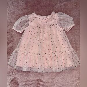 Pink Polka Dot Baby Dress